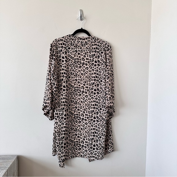 TAHARI - Lepaord Print Open Beach/Summer Kimono (Size:Small/Medium) - Picture 2 of 9